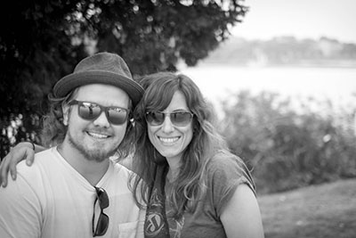 Velthy and Karin at Schloss Schwerin