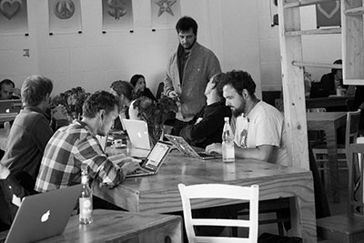Co-wdorking in the Beta House in Berlin